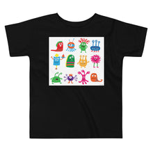 Load image into Gallery viewer, Premium Soft Toddler Tee - Spaced Out Monsters
