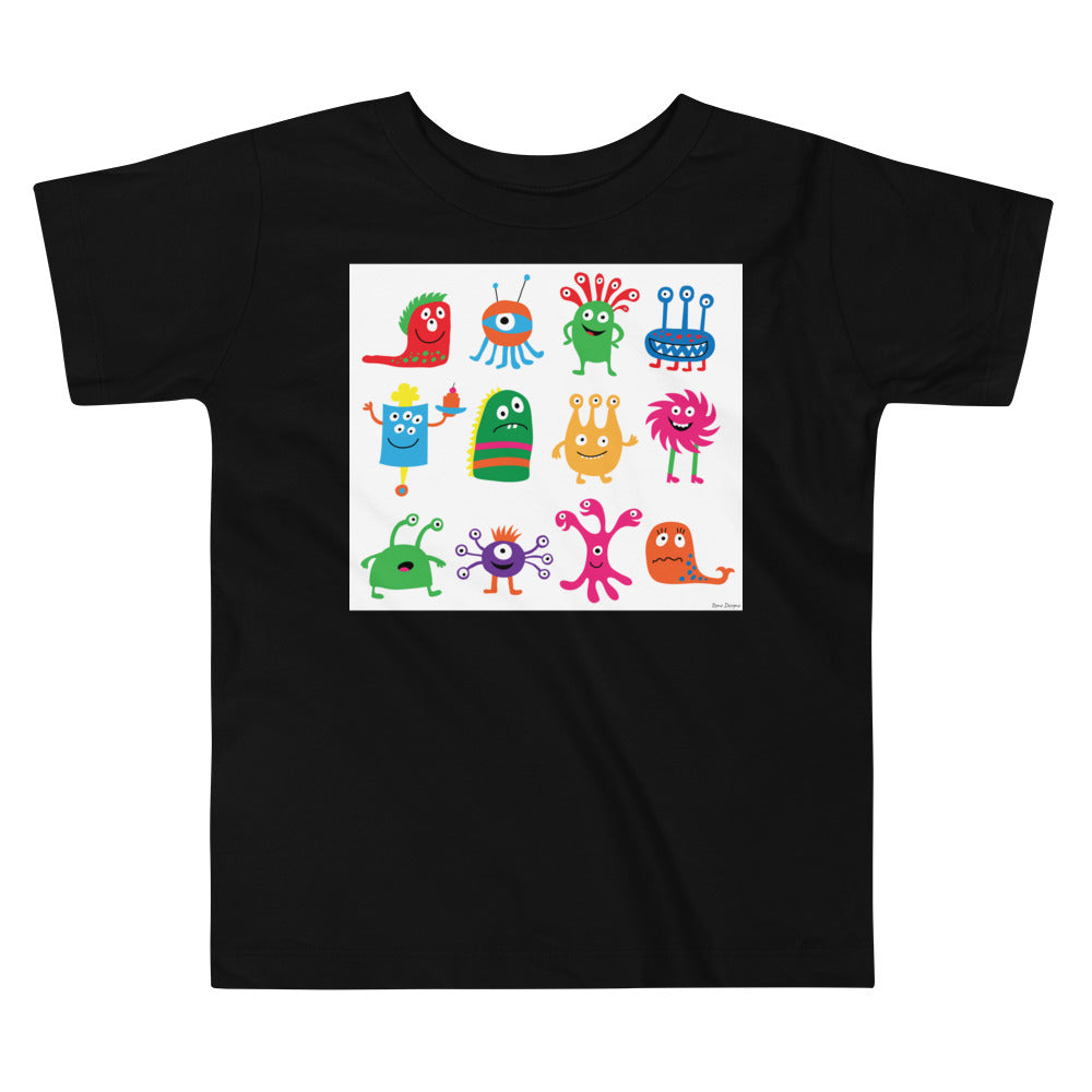 Premium Soft Toddler Tee - Spaced Out Monsters