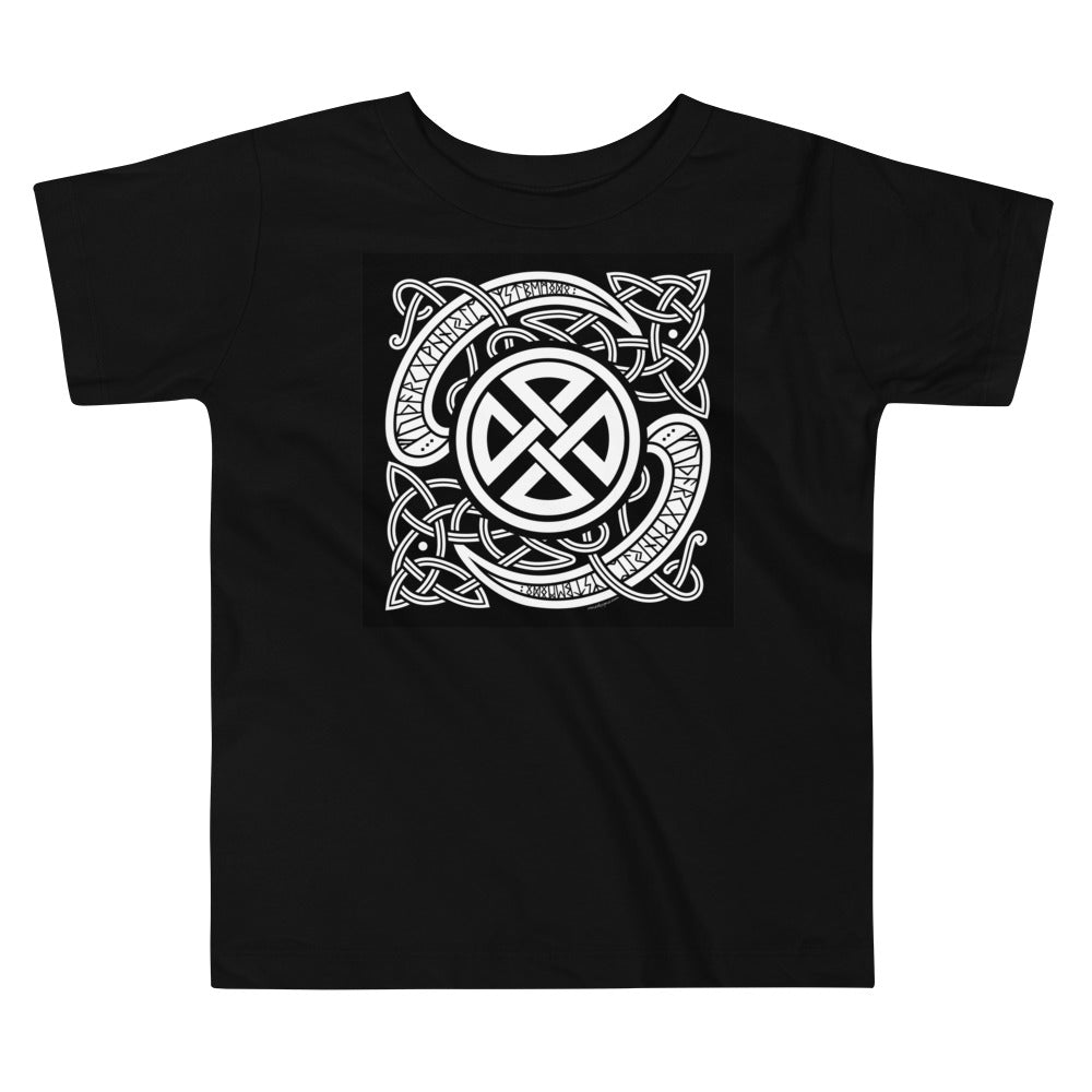 Premium Soft Toddler Tee - Celtic Knots & Norse Runes