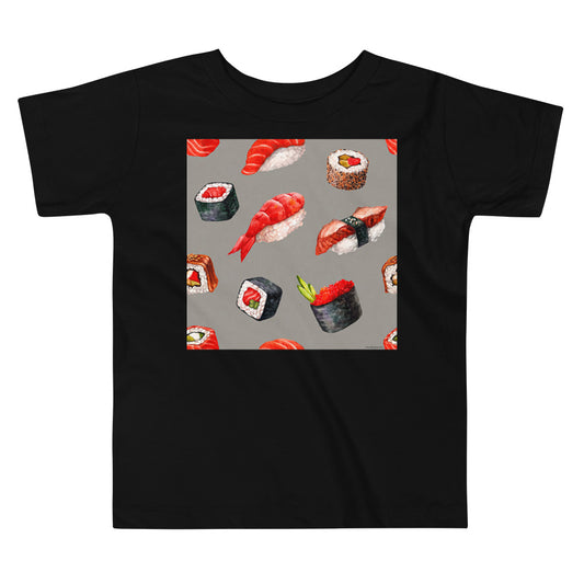 Premium Soft Toddler Tee - Sushi Pieces