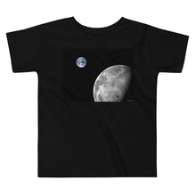 Load image into Gallery viewer, Premium Soft Toddler Tee - NASA Photo: Earth &amp; Moon from Space
