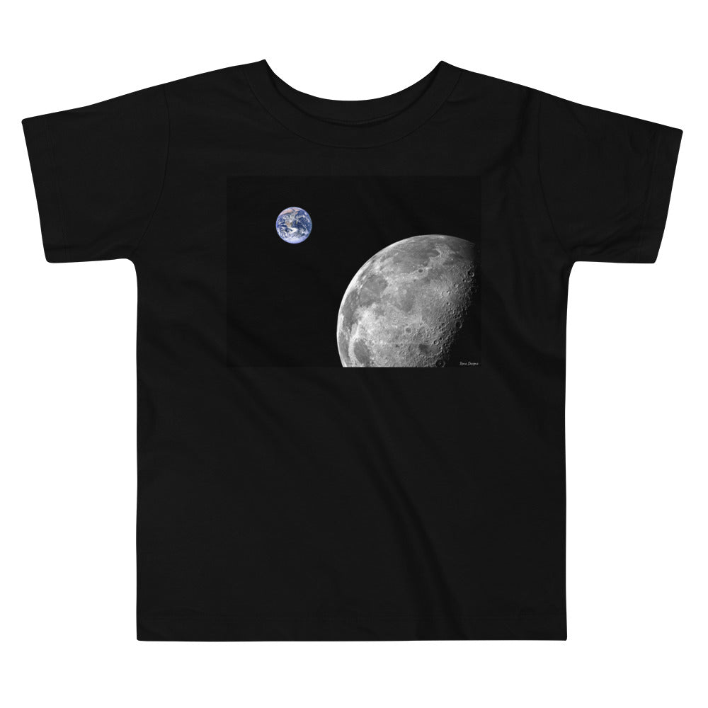 Premium Soft Toddler Tee - NASA Photo: Earth & Moon from Space