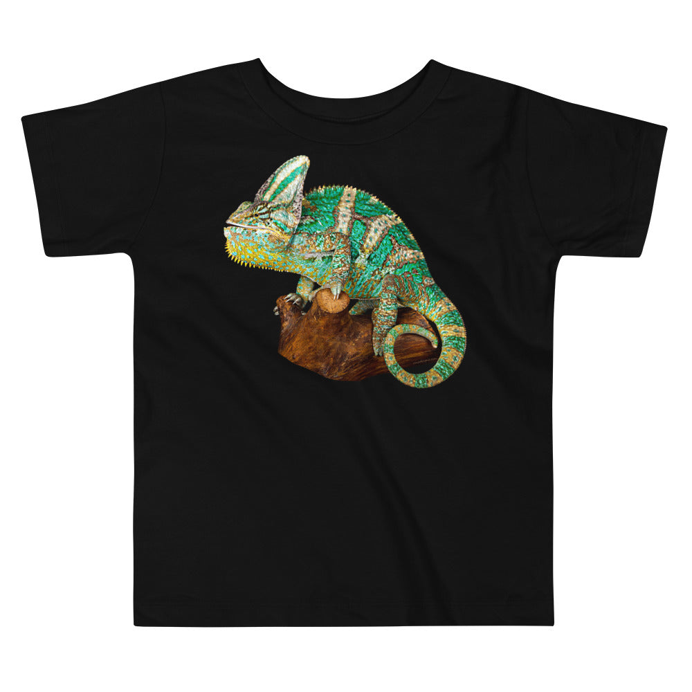 Premium Soft Toddler Tee - Green Vailed Chameleon