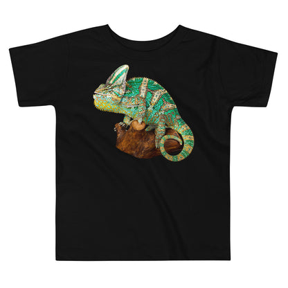 Premium Soft Toddler Tee - Green Vailed Chameleon