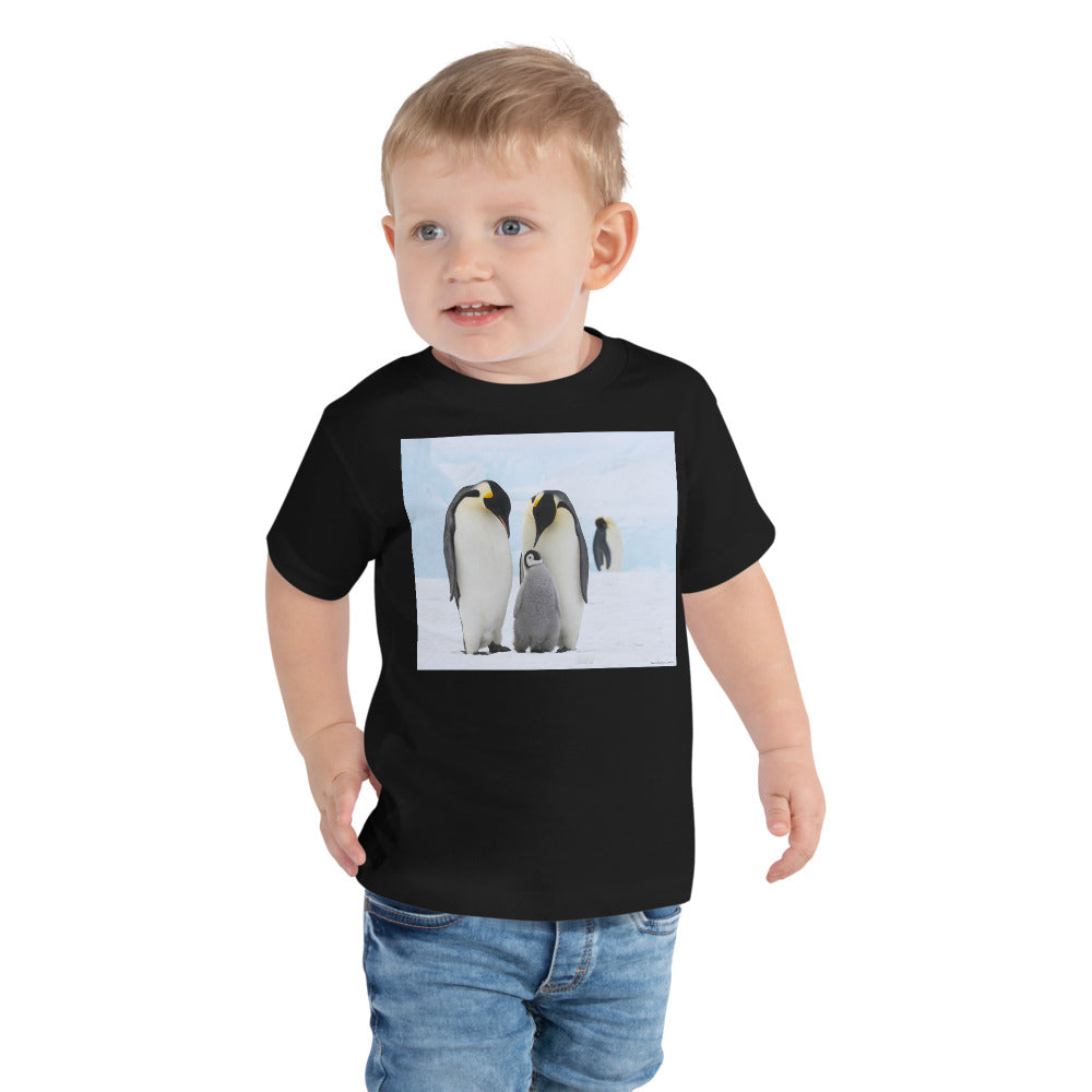 Premium Soft Toddler Tee - Penguin Family