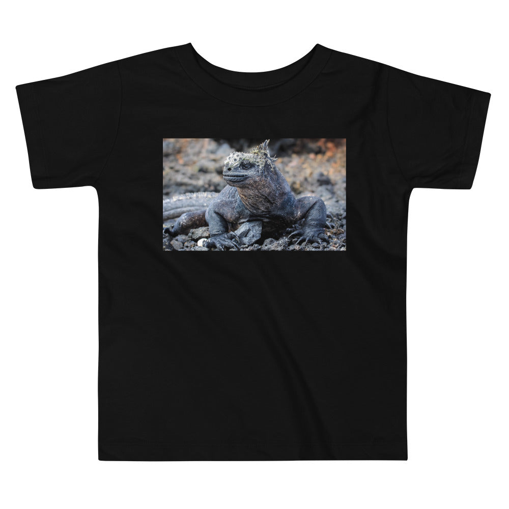Premium Soft Toddler Tee - Galapagos Blue Marine Iguana