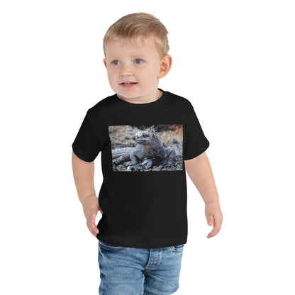 Premium Soft Toddler Tee - Galapagos Blue Marine Iguana