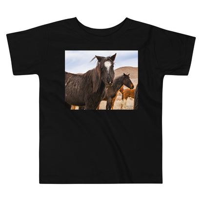 Premium Soft Toddler Tee - Wild Mustangs