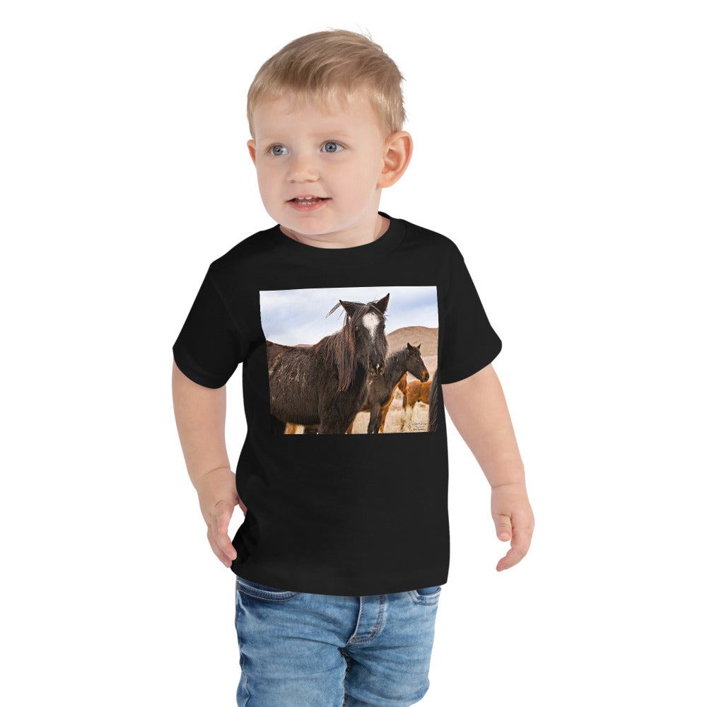 Premium Soft Toddler Tee - Wild Mustangs