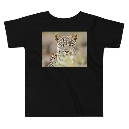 Premium Soft Toddler Tee - Green Eyed Leopard