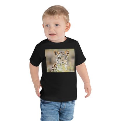 Premium Soft Toddler Tee - Green Eyed Leopard