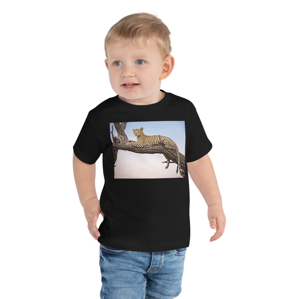 Premium Soft Toddler Tee - Leopard Sunset