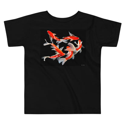 Premium Soft Toddler Tee - Six Koi