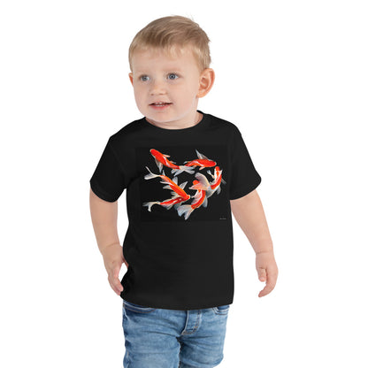 Premium Soft Toddler Tee - Six Koi