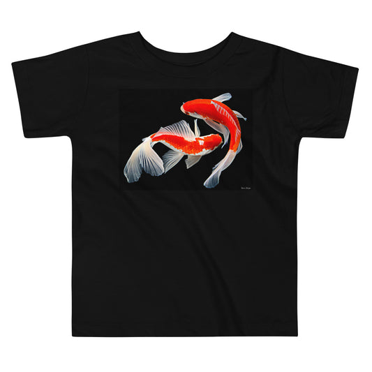 Premium Soft Toddler Tee - Two Koi