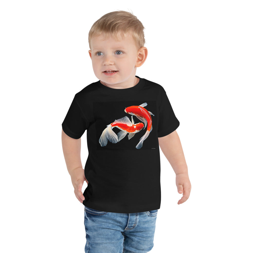 Premium Soft Toddler Tee - Two Koi