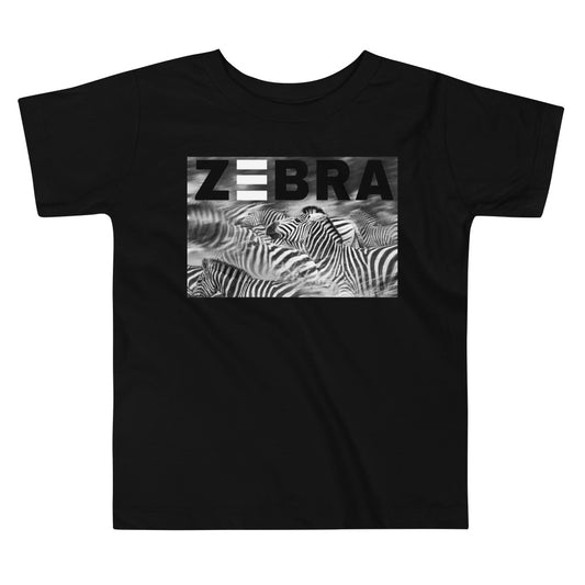 Premium Soft Toddler Tee - Zebra Blur
