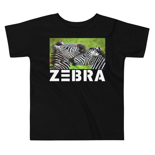 Premium Soft Toddler Tee - Zebra FRiends