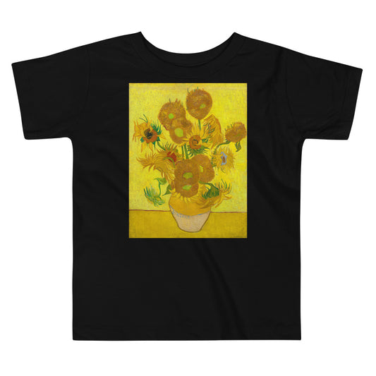 Premium Soft Toddler Tee - 12 Sunflowers on a Vase
