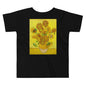 Premium Soft Toddler Tee - 12 Sunflowers on a Vase