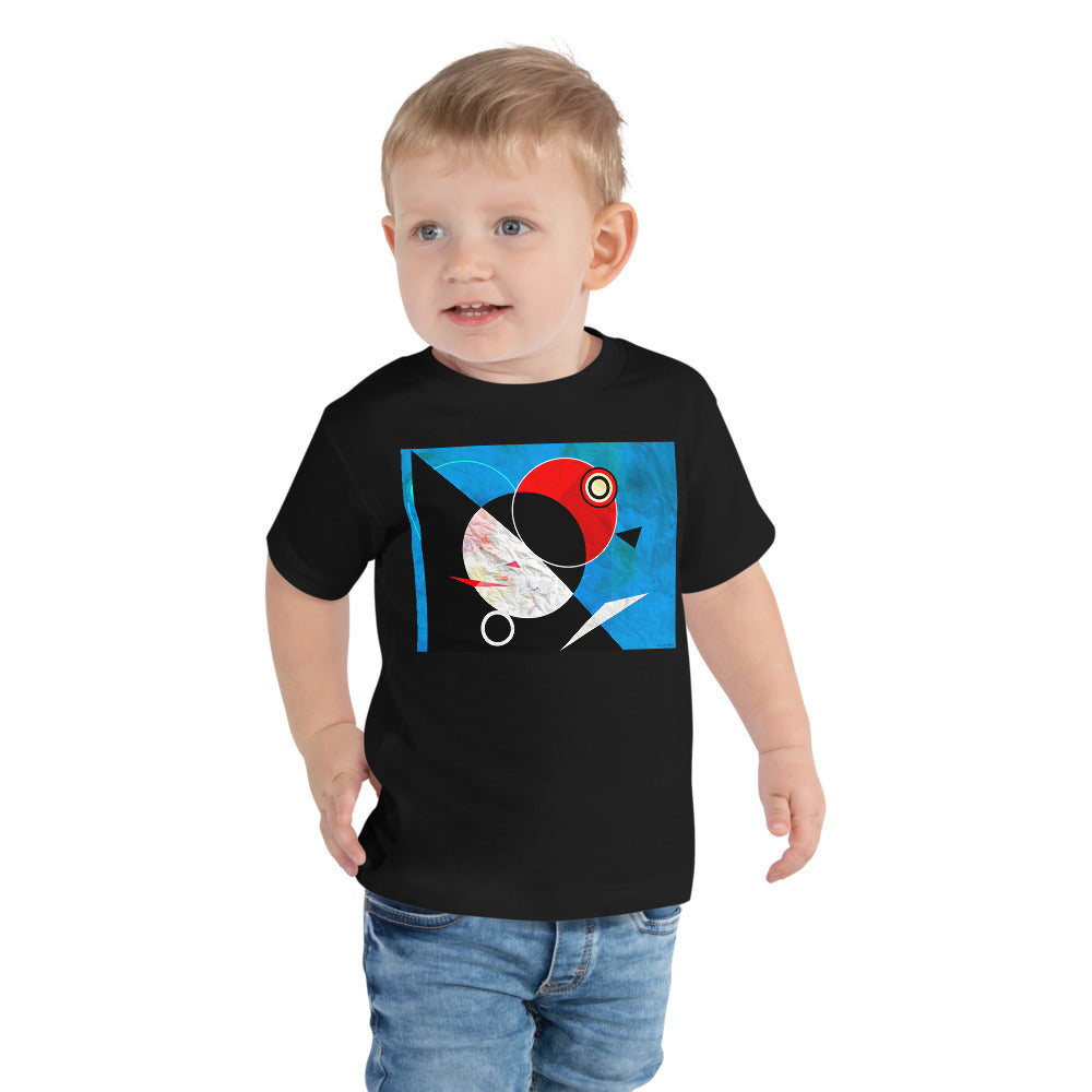 Premium Soft Toddler Tee - Abstract Orbits