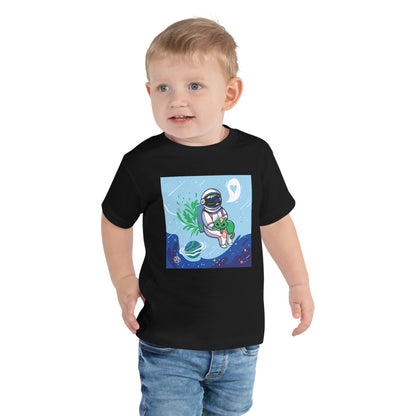 Astronaut & Alien Space Cat: Premium KIds Tee