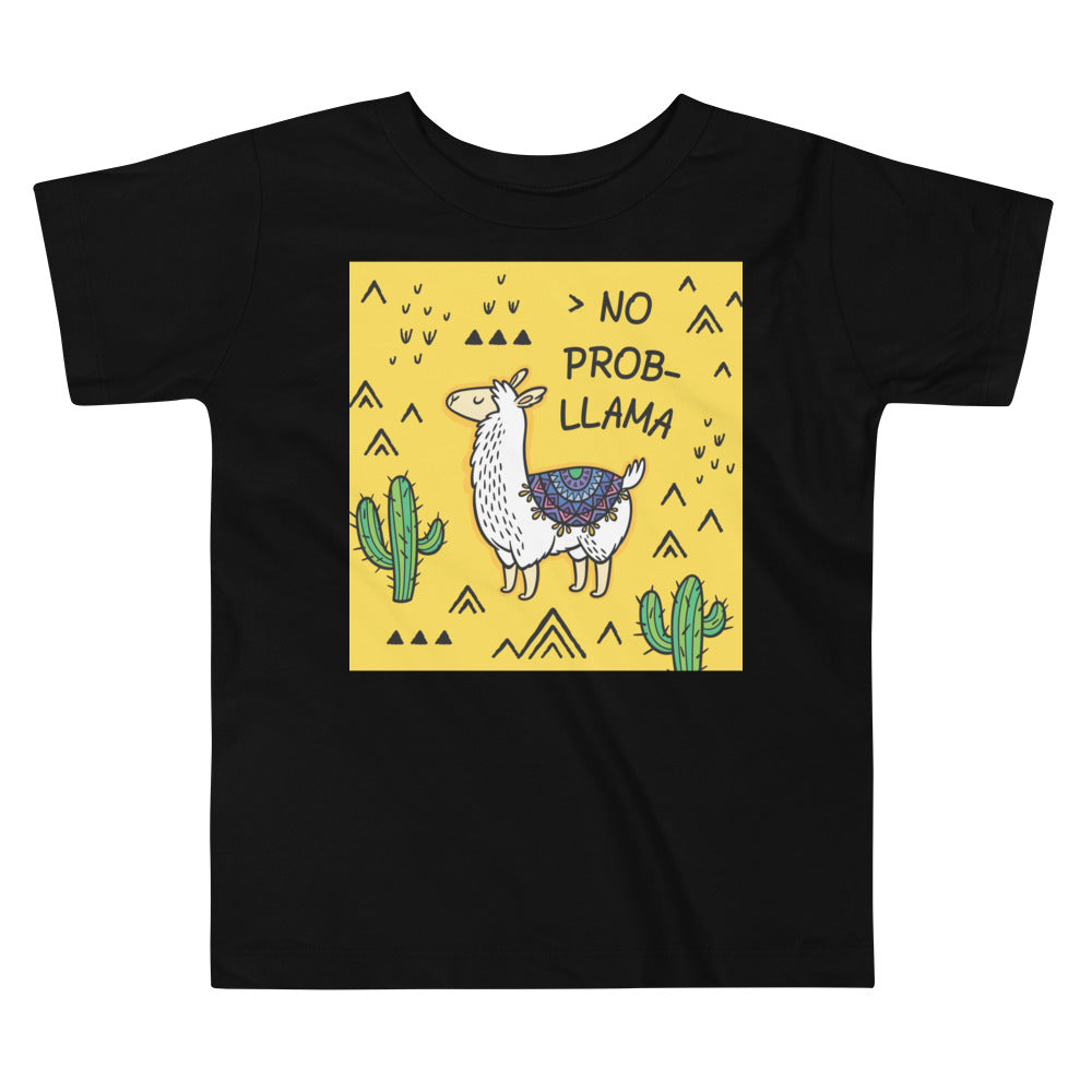 Premium Toddler Tee - NO PROB-LLAMA