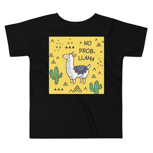 Premium Toddler Tee - NO PROB-LLAMA