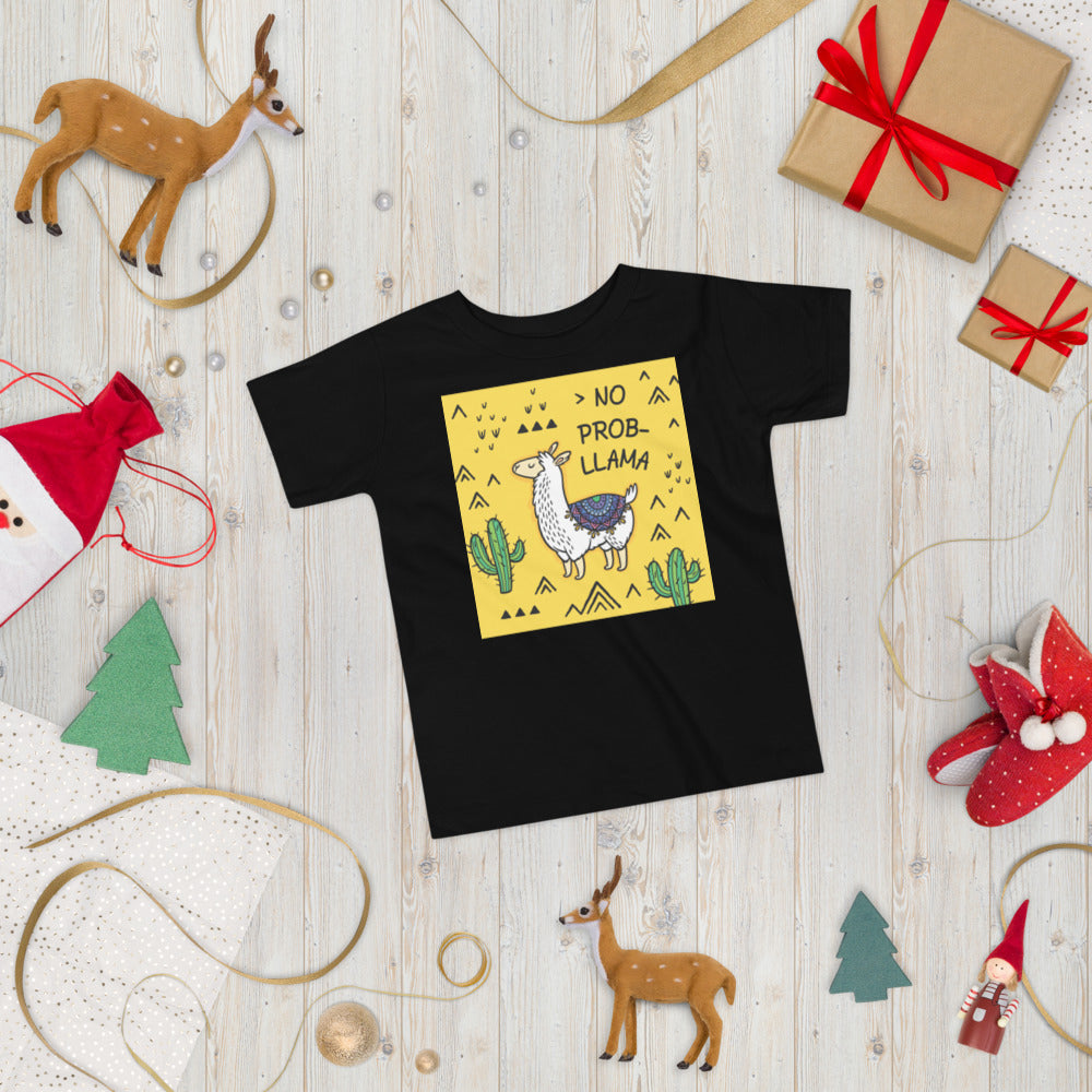 Premium Toddler Tee - NO PROB-LLAMA