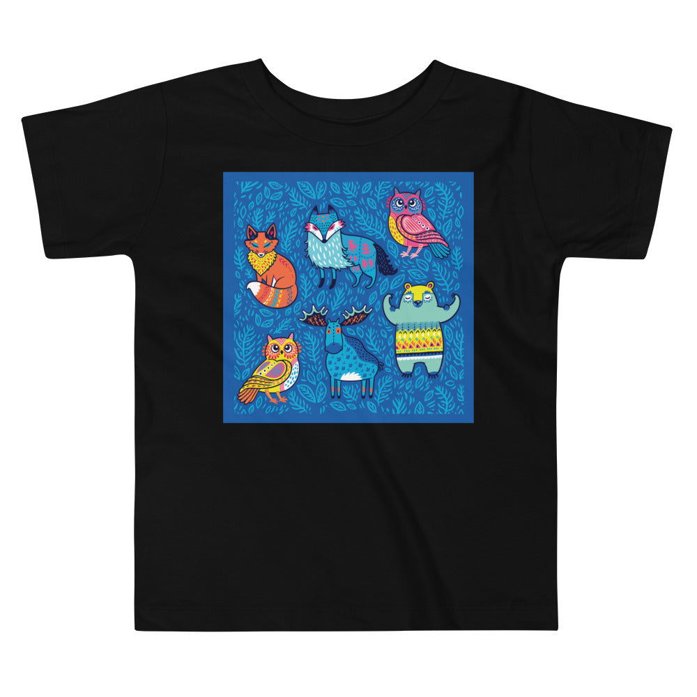 Premium Toddler Tee - Blue Moose & Friends
