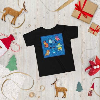 Premium Toddler Tee - Blue Moose & Friends