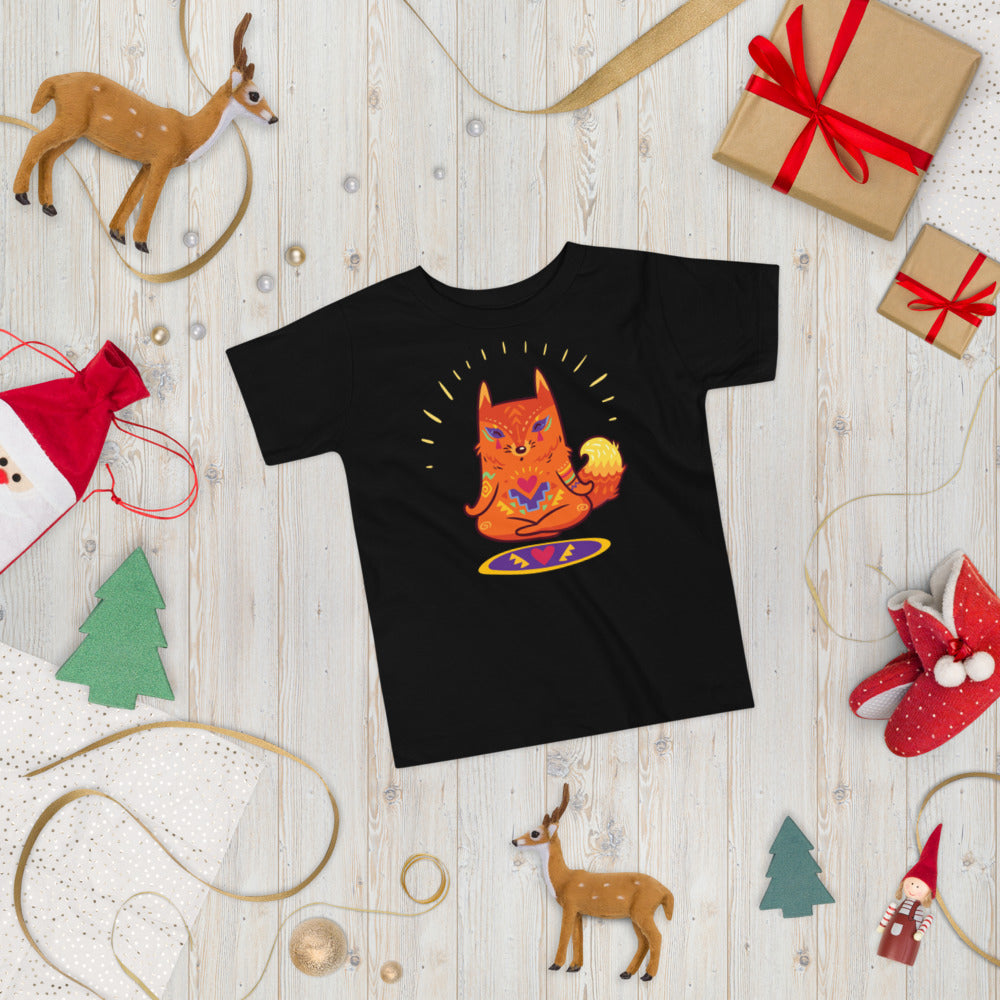 Premium Toddler Tee - Enlightened Hygge Fox