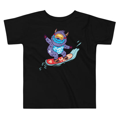 Premium Toddler Tee - Yeti Shredding it!