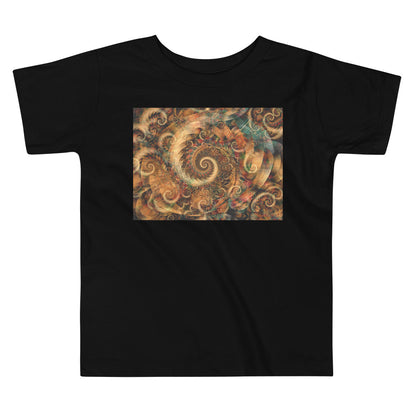 Premium Toddler Tee - Spiraling Spiral Fractals