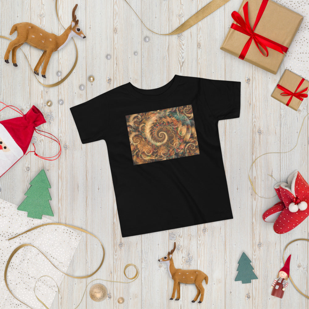Premium Toddler Tee - Spiraling Spiral Fractals