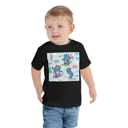 Premium Toddler Tee - Yeti Winter Madness!
