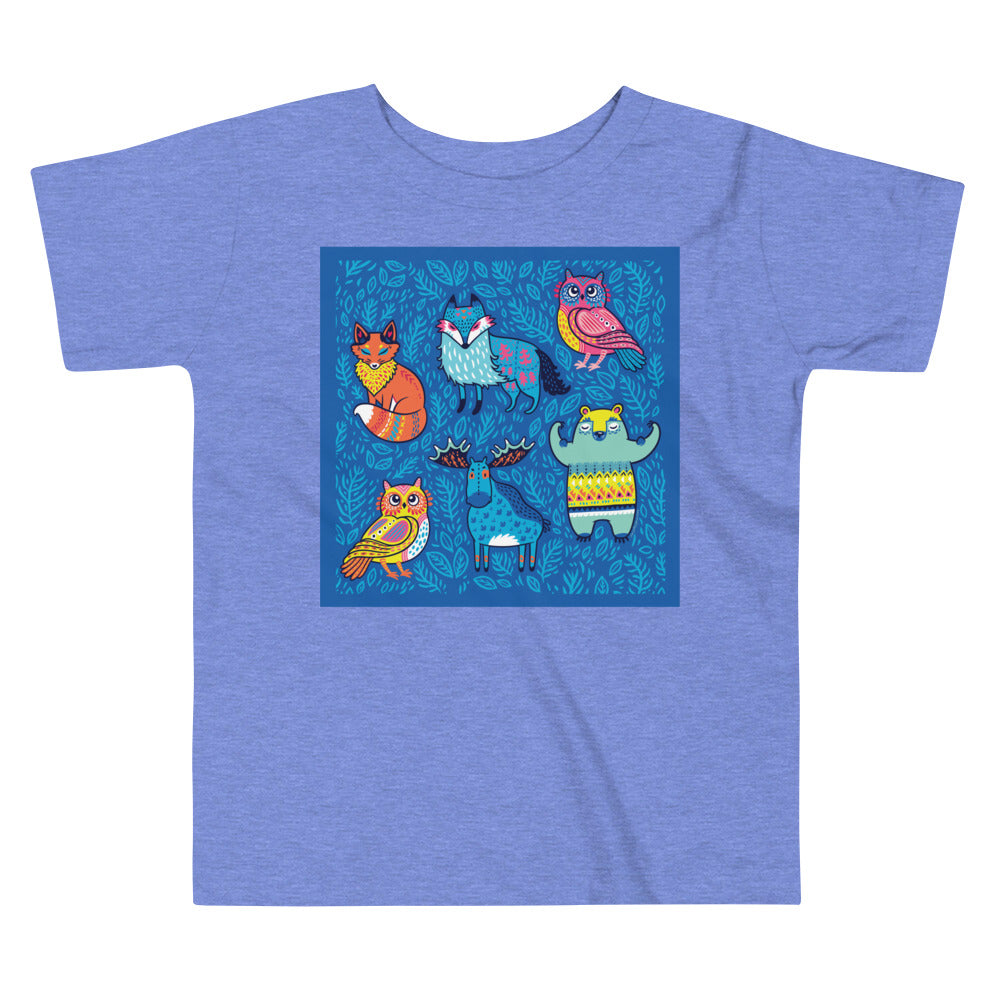 Premium Toddler Tee - Blue Moose & Friends