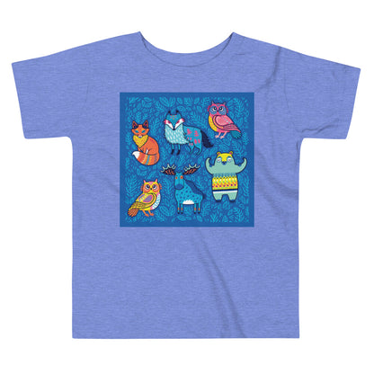 Premium Toddler Tee - Blue Moose & Friends