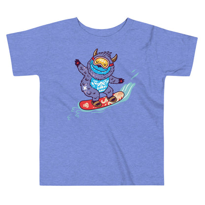 Premium Toddler Tee - Yeti Shredding it!