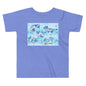 Premium Toddler Tee - Silly Blue Foxes