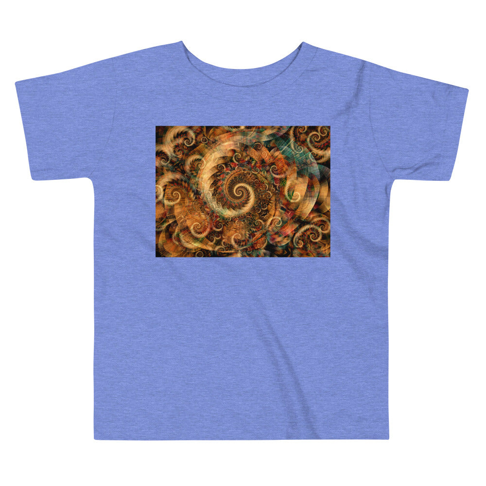 Premium Toddler Tee - Spiraling Spiral Fractals