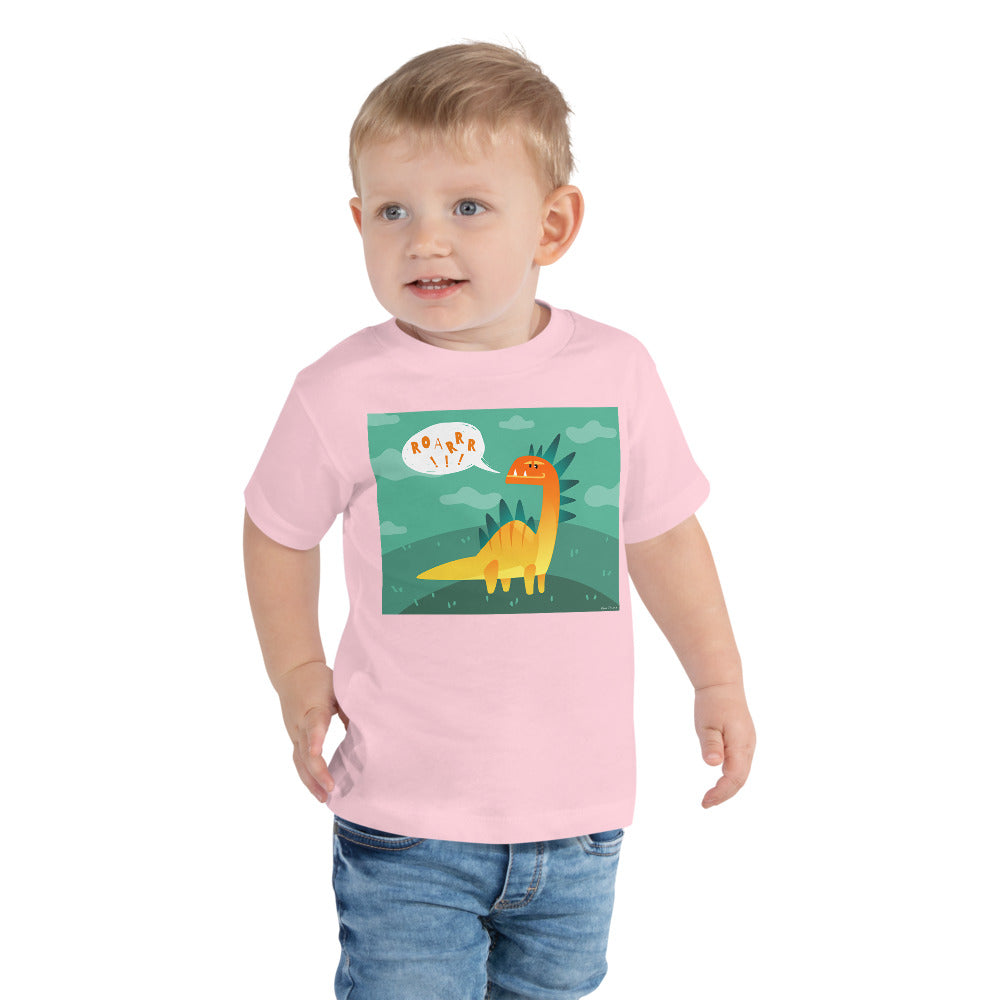 Stylish Jersey Crew Neck - Dino Roar! - Ronz-Design-Unique-Apparel