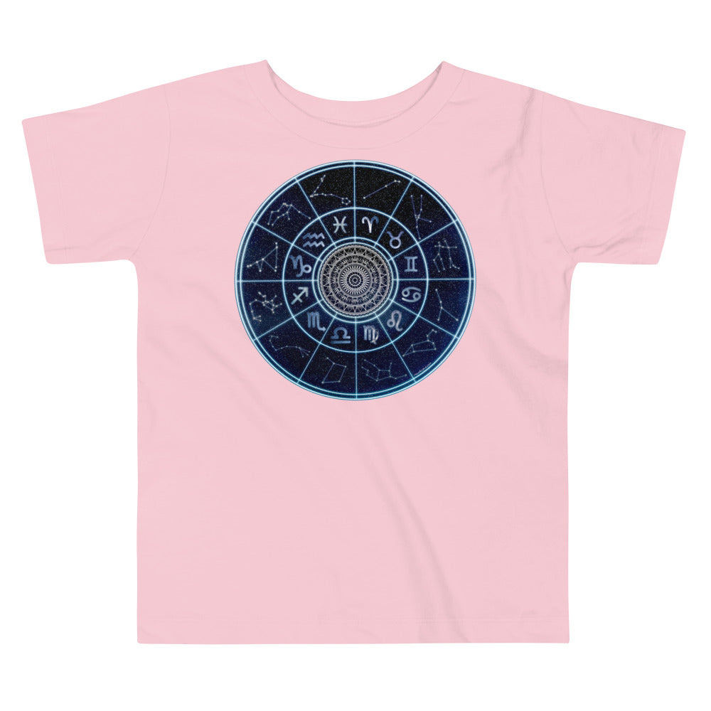 Premium Soft Toddler Tee - Astrological Heavenly Circle