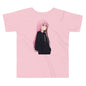 Premium Soft Toddler Tee - Pink Haired Anime Girl