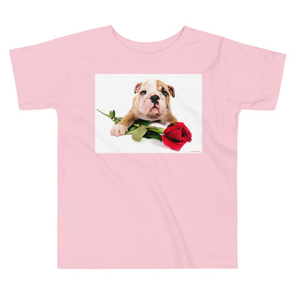 Premium Soft Toddler Tee - Love Puppy
