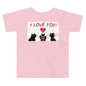 Premium Soft Toddler Tee - I love You