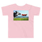 Premium Soft Toddler Tee - Cow & Super Dog
