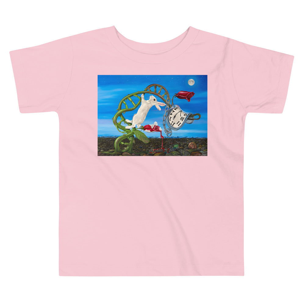 Premium Soft Toddler Tee - Dali Rabbit