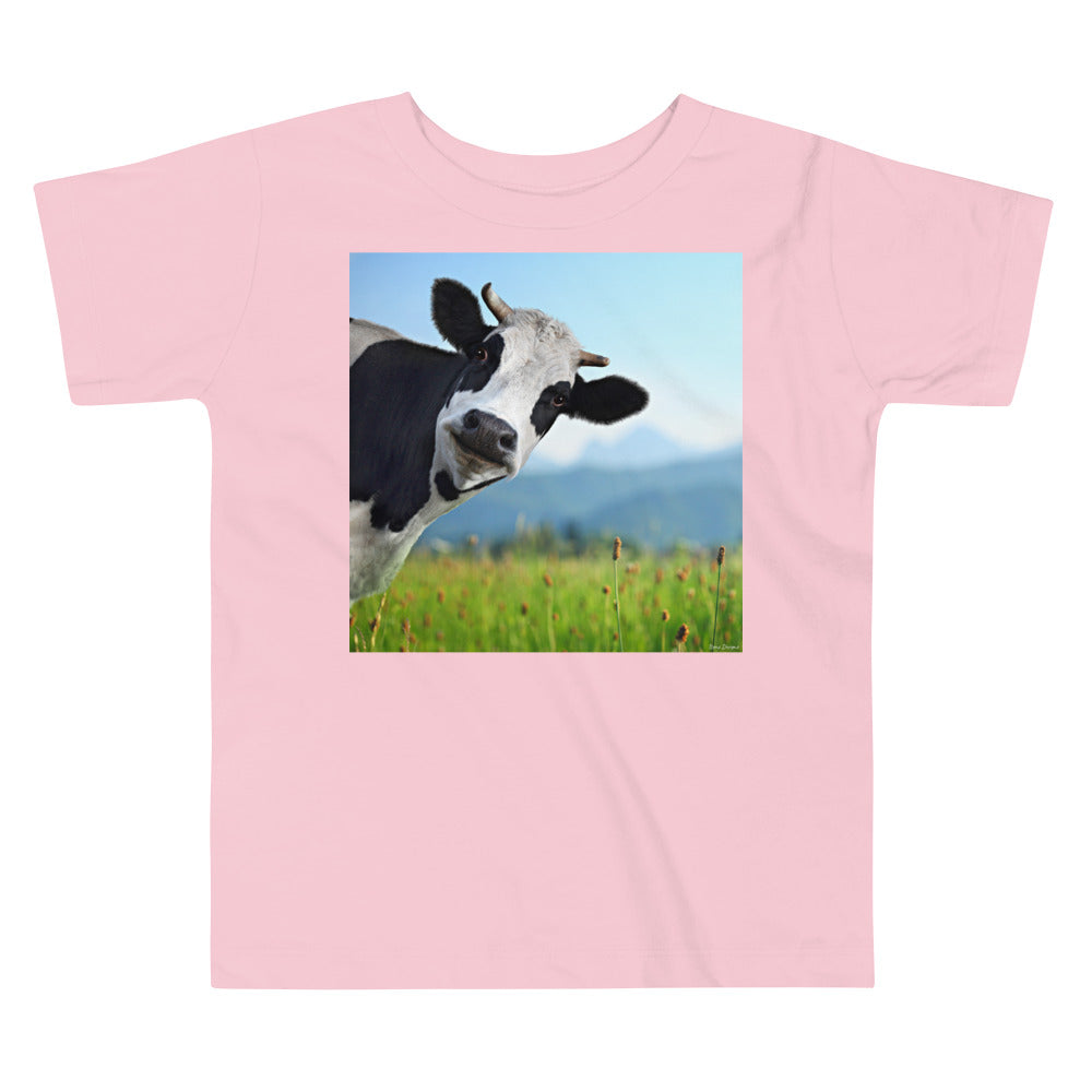 Premium Soft Toddler Tee - There's that Cow Again.