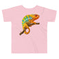 Premium Soft Toddler Tee - Yellow & Green? Chameleon